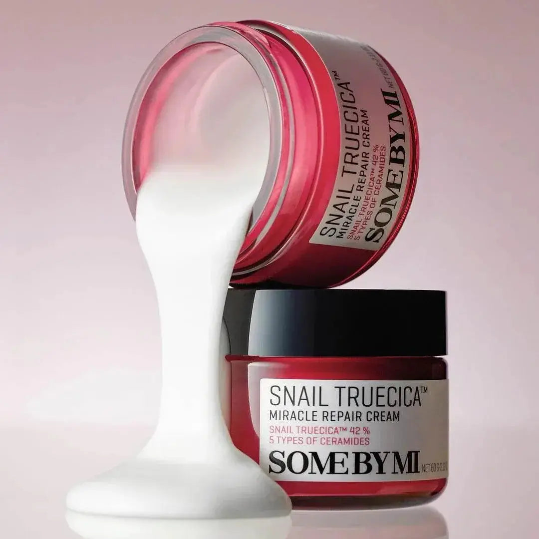 „Some By Mi Snail Truecica“  atkuriamasis veido kremas su sraigių mucinu 60 g.