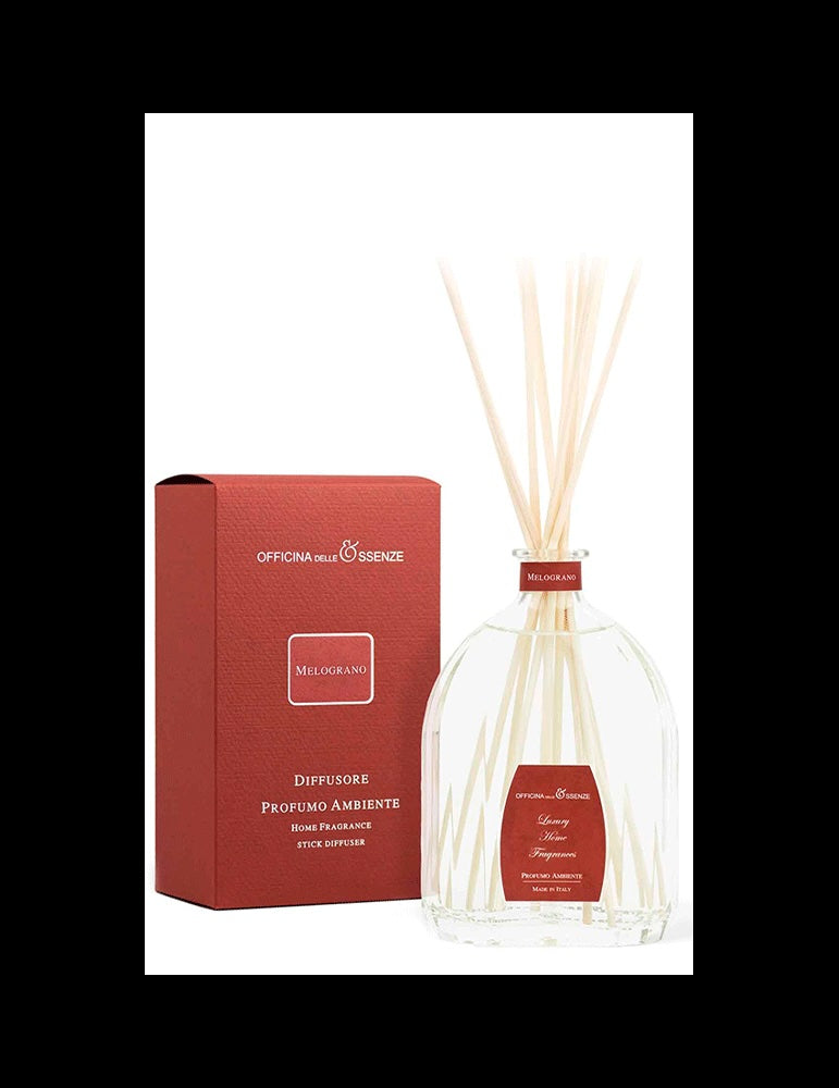 OFFICINA DELLE ESSENZE „Melograno“ – namų kvapas su lazdelėmis, 250 ml