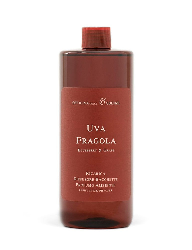 OFFICINA DELLE ESSENZE „Uva Fragola“ – mājas aromāta uzpilde, 500 ml